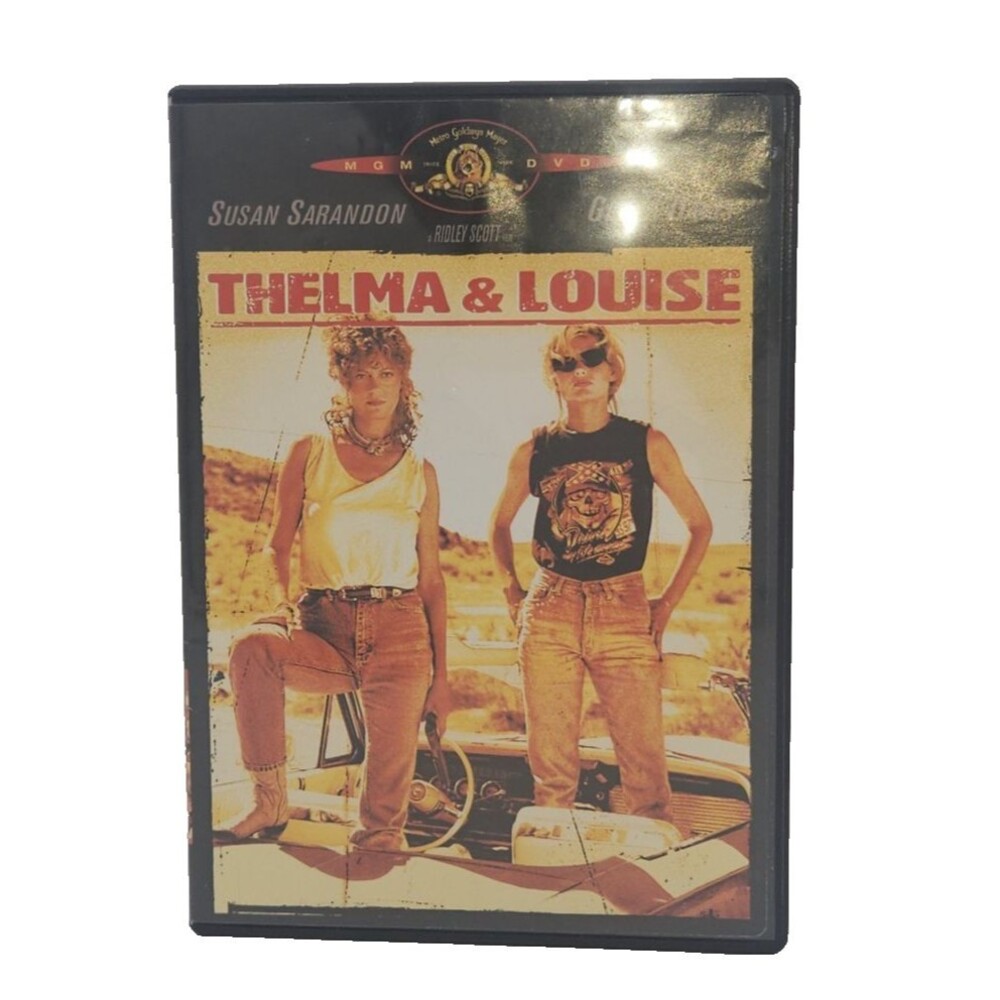 Thelma & Louise DVD 1991 Susan Sarandon Geena Davis Brad Pitt MGM Movie Tested